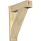 Ekena Millwork Traditional Block Rough Sawn Outlooker, Douglas Fir, 8"W x 28"D x 34"H OUT08X28X34TRA05RDF - alternate 1